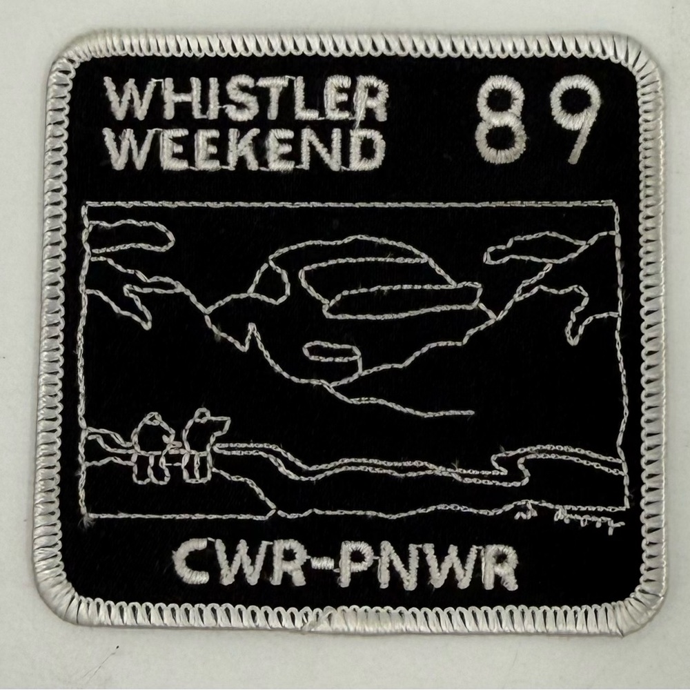 Porsche Club of America & Canada West “Whistler Weekend‎ 1989” Cloth Patch NWOT